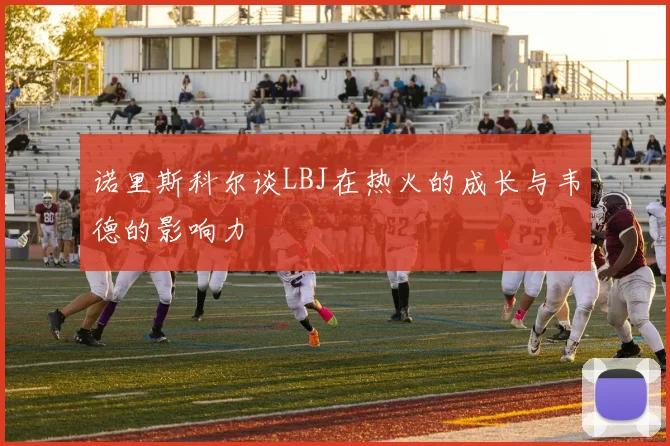 诺里斯科尔谈LBJ在热火的成长与韦德的影响力